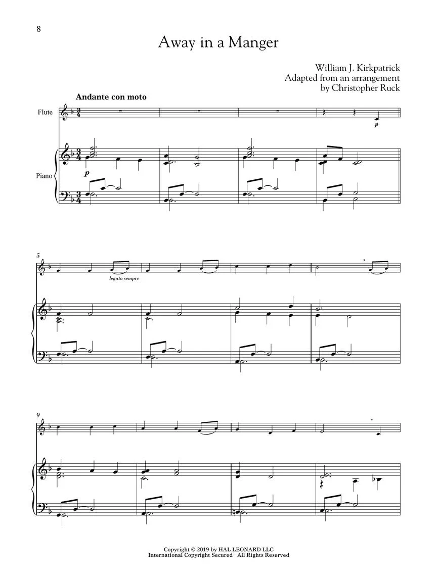 Favorite Christmas Carols for Classical Players – Flute and Piano - Image 5