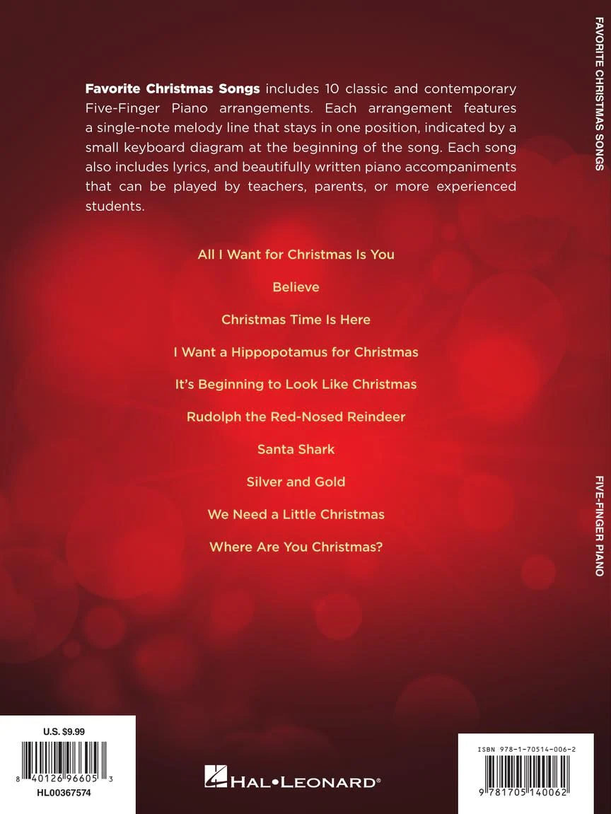 Favorite Christmas Songs for Five-Finger Piano - Image 6
