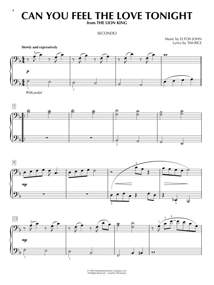 Favorite Disney Songs for Piano Duet - Image 3