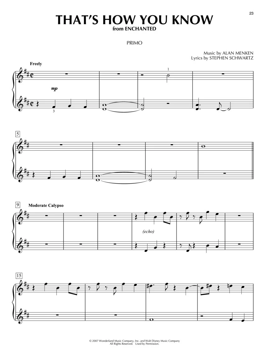 Favorite Disney Songs for Piano Duet - Image 4