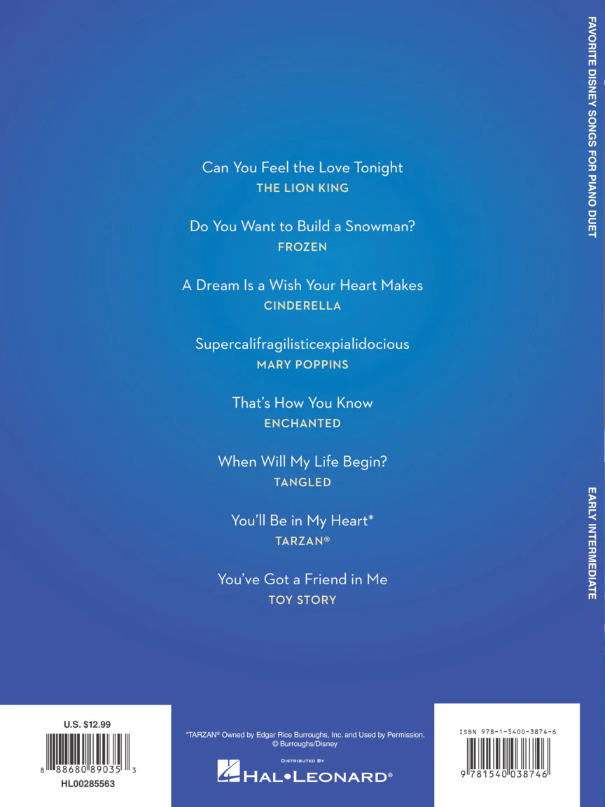 Favorite Disney Songs for Piano Duet - Image 6
