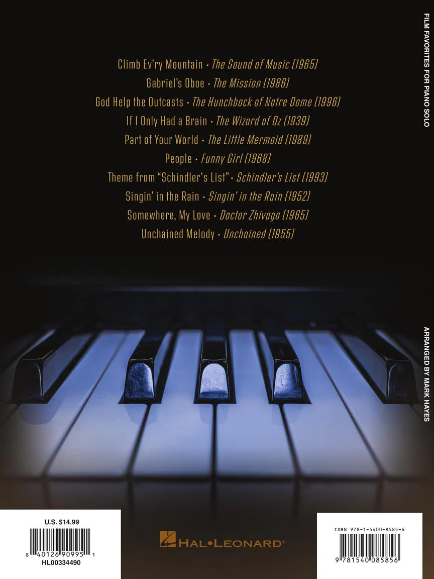 Film Favorites for Piano Solo - Image 6