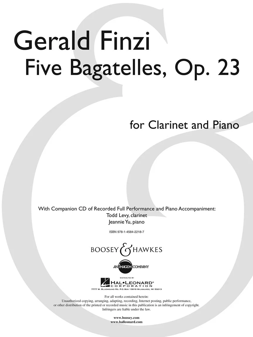 Finzi 5 Bagatelles, Op. 23 - Image 3
