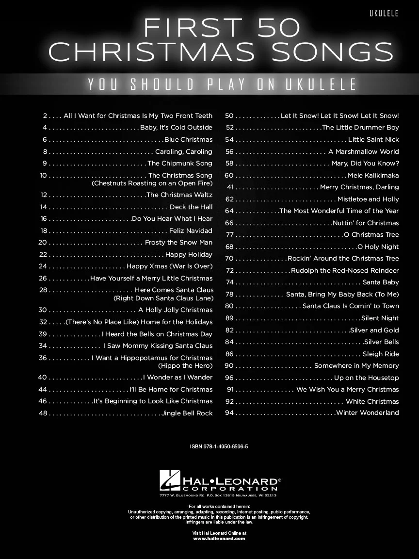 First 50 Christmas Songs You Should Play on Ukulele - Image 2