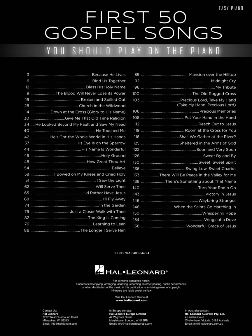 First 50 Gospel Songs You Should Play on Piano - Image 2