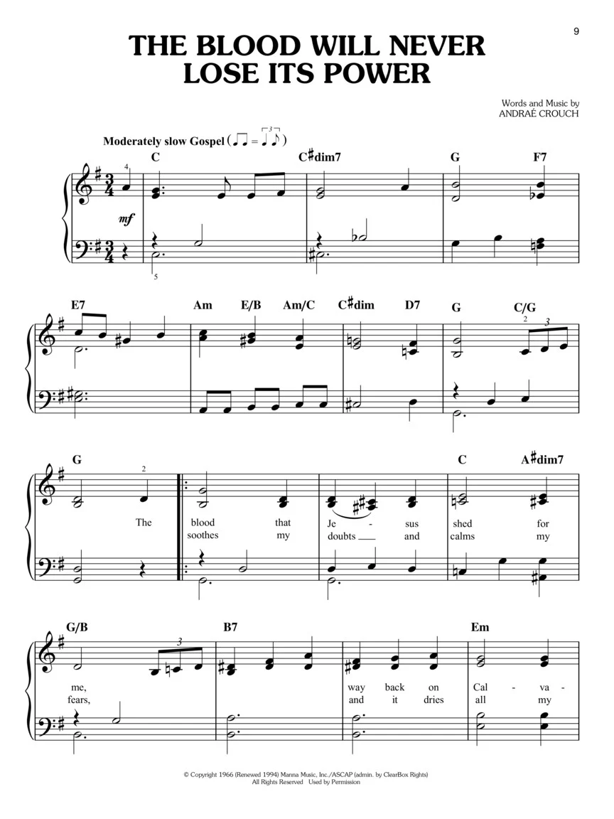 First 50 Gospel Songs You Should Play on Piano - Image 5