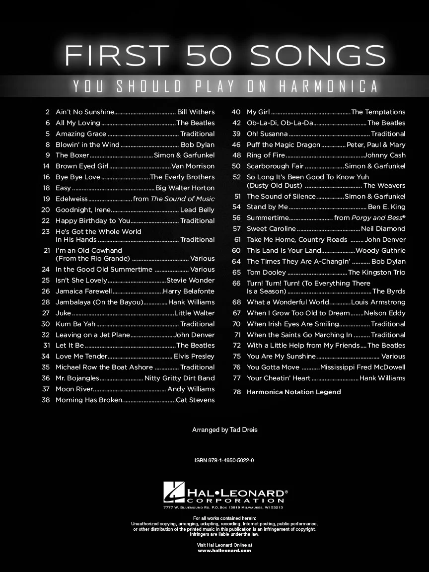 First 50 Songs You Should Play on Harmonica - Image 2