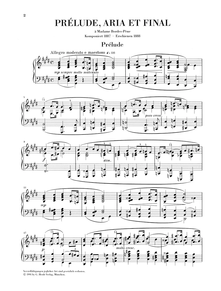 Franck: Prélude, Aria et Final - Image 2
