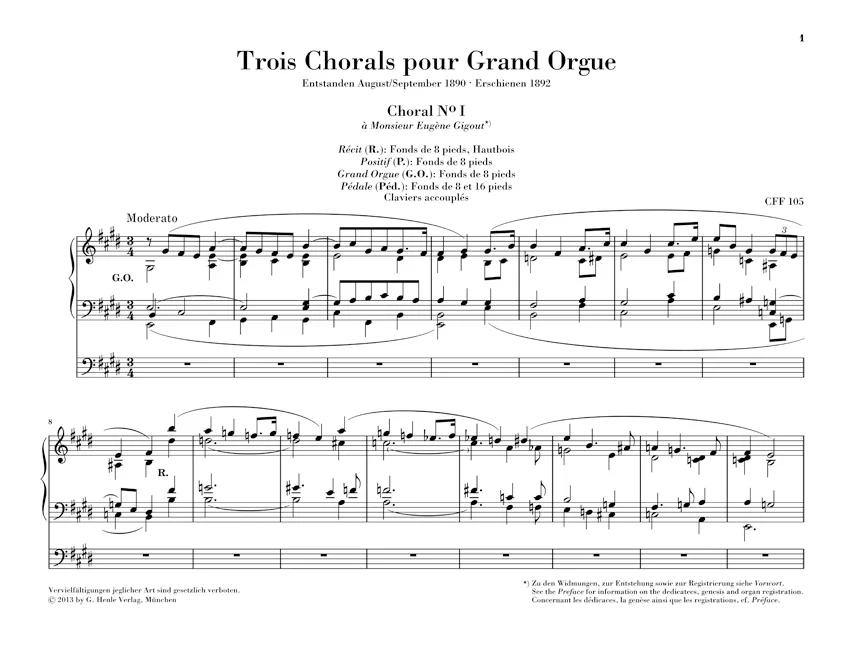 Franck: Trois Chorals pour Grand Orgue - Image 3