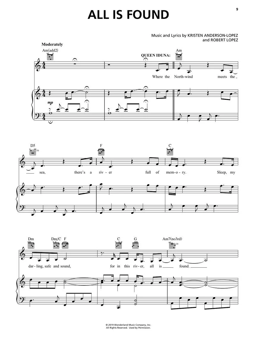 Frozen 2 Piano/Vocal/Guitar Songbook - Image 6