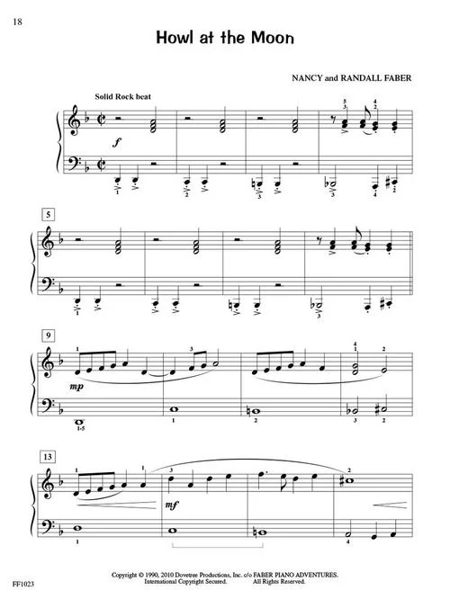Faber Rock 'n' Roll - FunTime Piano - Level 3A-3B - Image 6