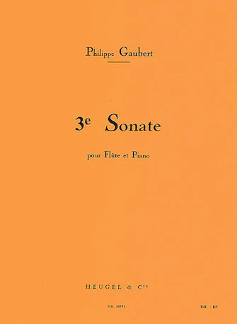 Gaubert Sonata No. 3 for Flute and Piano