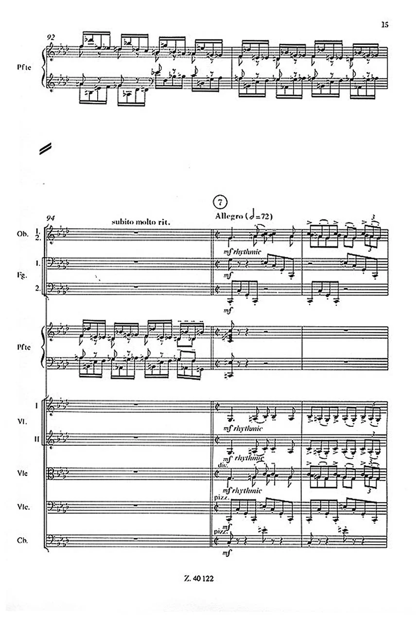 Gershwin: Concerto in F for Piano and Orchestra (Study Score) - Image 3