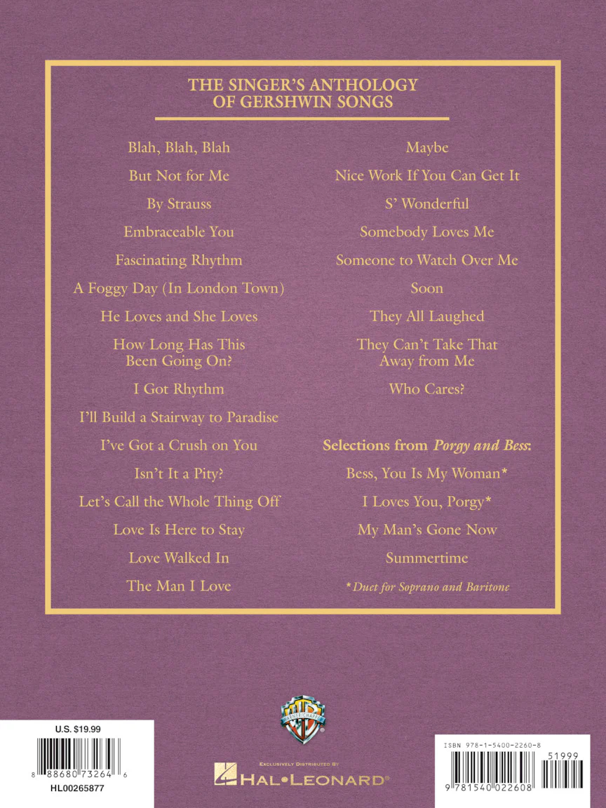 Gershwin: Singer's Anthology of Gershwin Songs - Soprano - Image 6