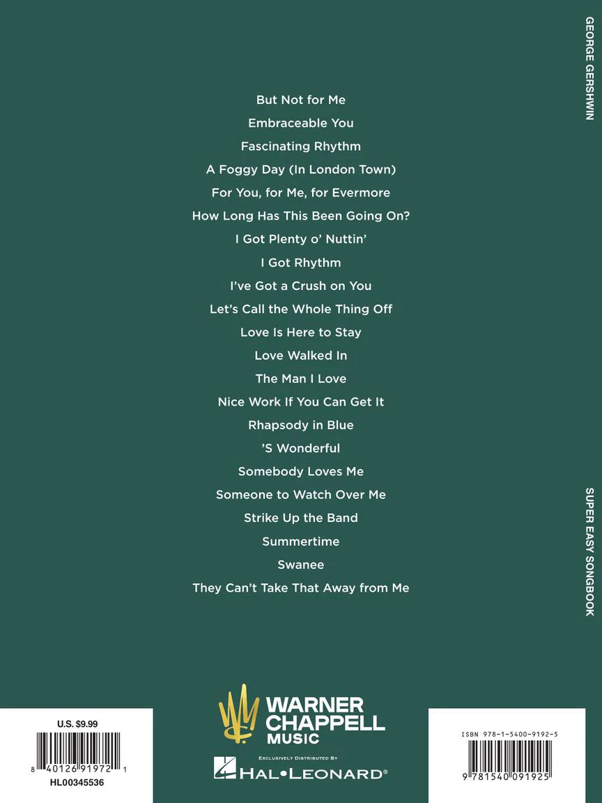 Gershwin: Super Easy Songbook Arranged for Piano - Image 6