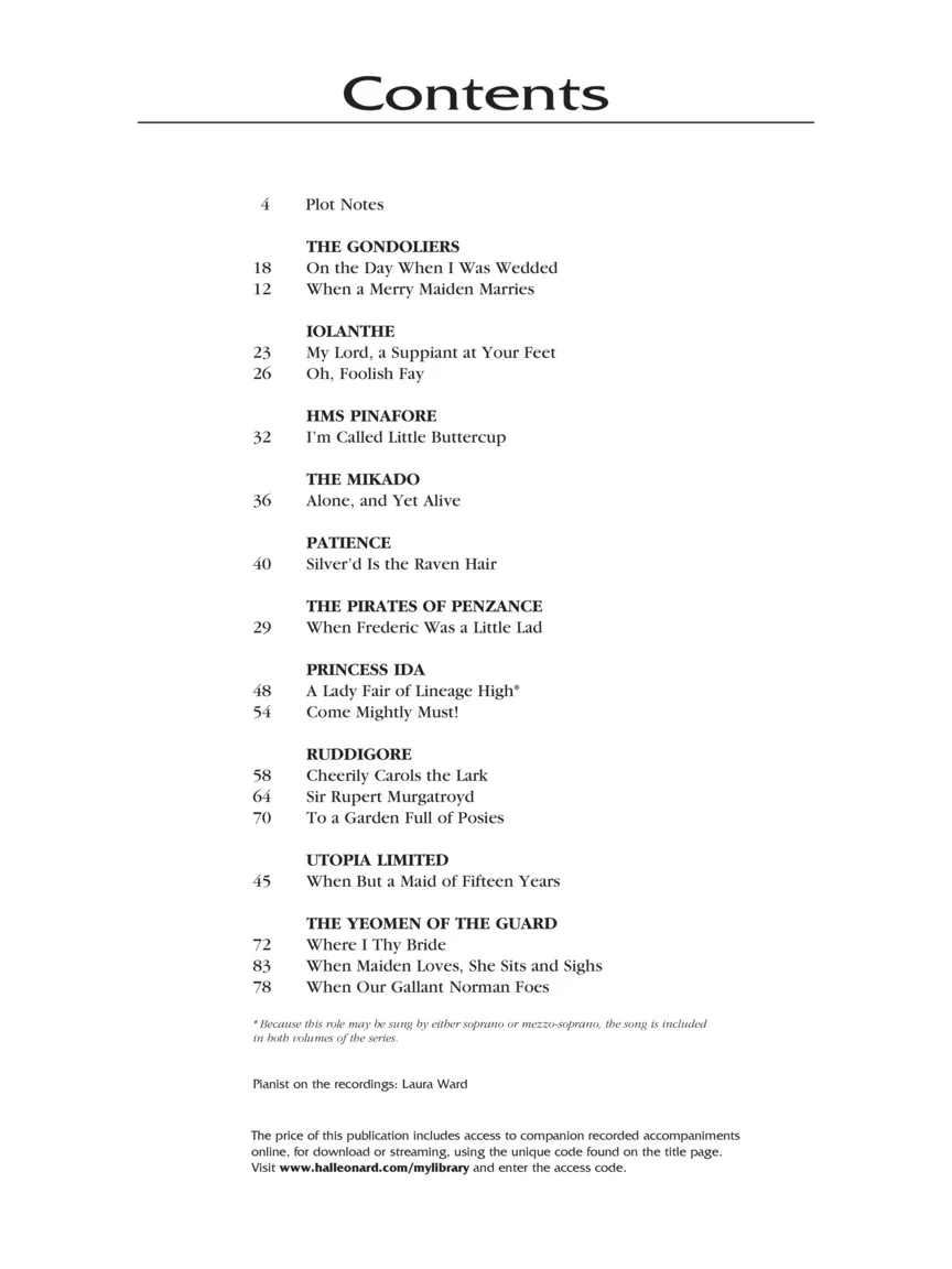 Gilbert & Sullivan for Singers - The Vocal Library - Image 2