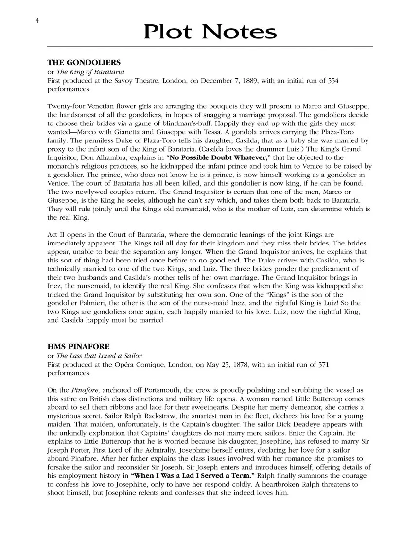 Gilbert & Sullivan for Singers Baritone/Bass The Vocal Library - Image 4