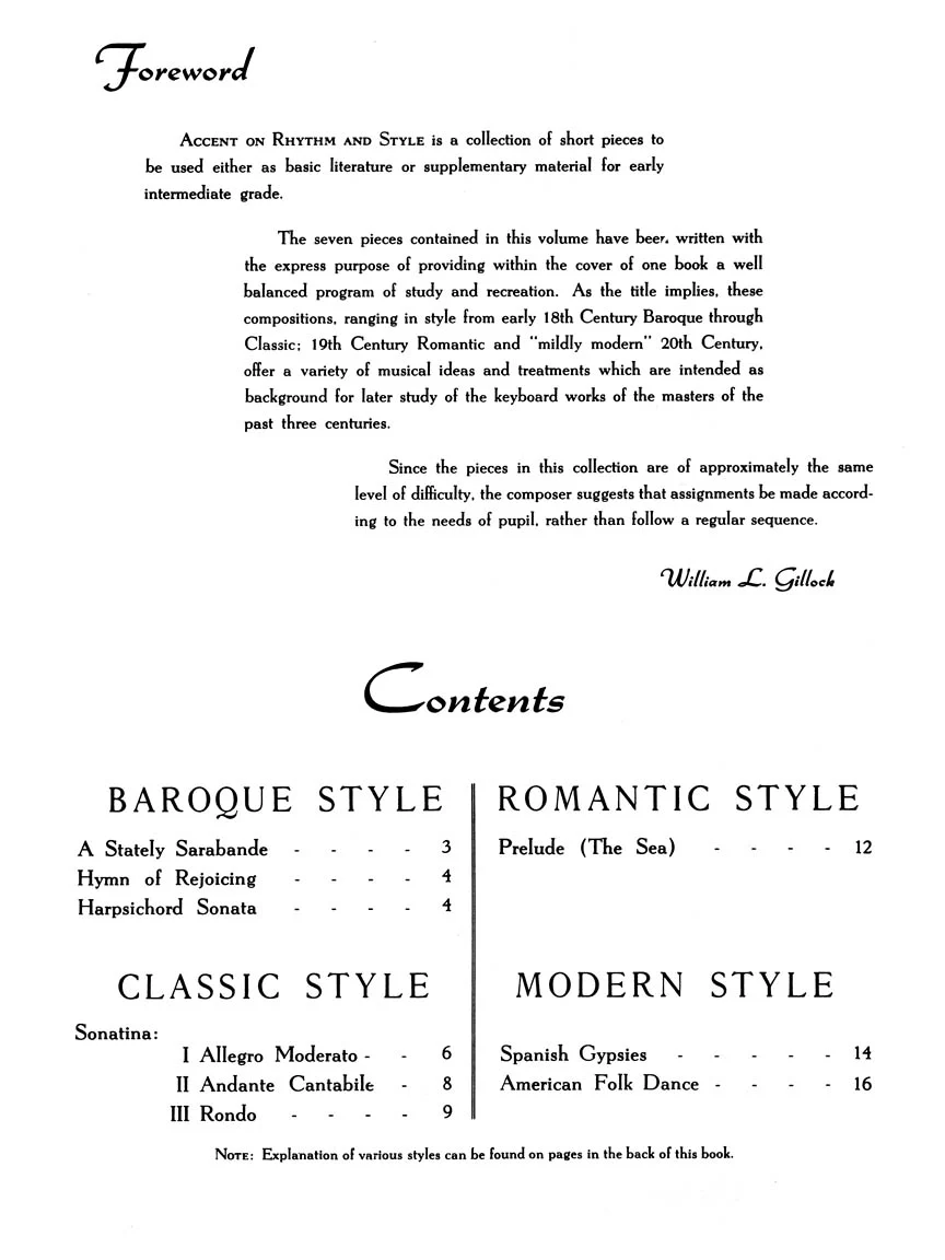 Gillock Accent on Rhythm & Style - Image 2