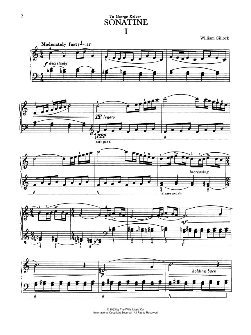 Gillock Sonatine - Image 2