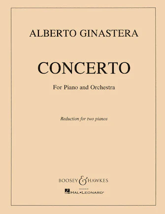 Ginastera: Piano Concerto No. 1, Op. 28 - Reduction for Two Pianos, Four Hands