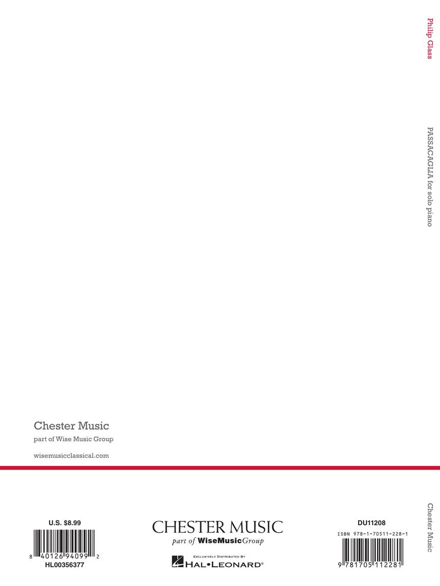 Glass Passacaglia for Piano - Image 4