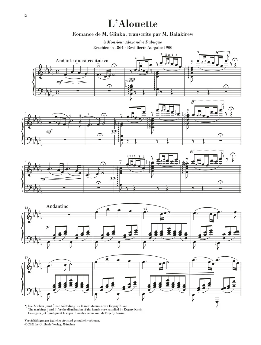 Balakirev-Glinka: The Lark - Image 2