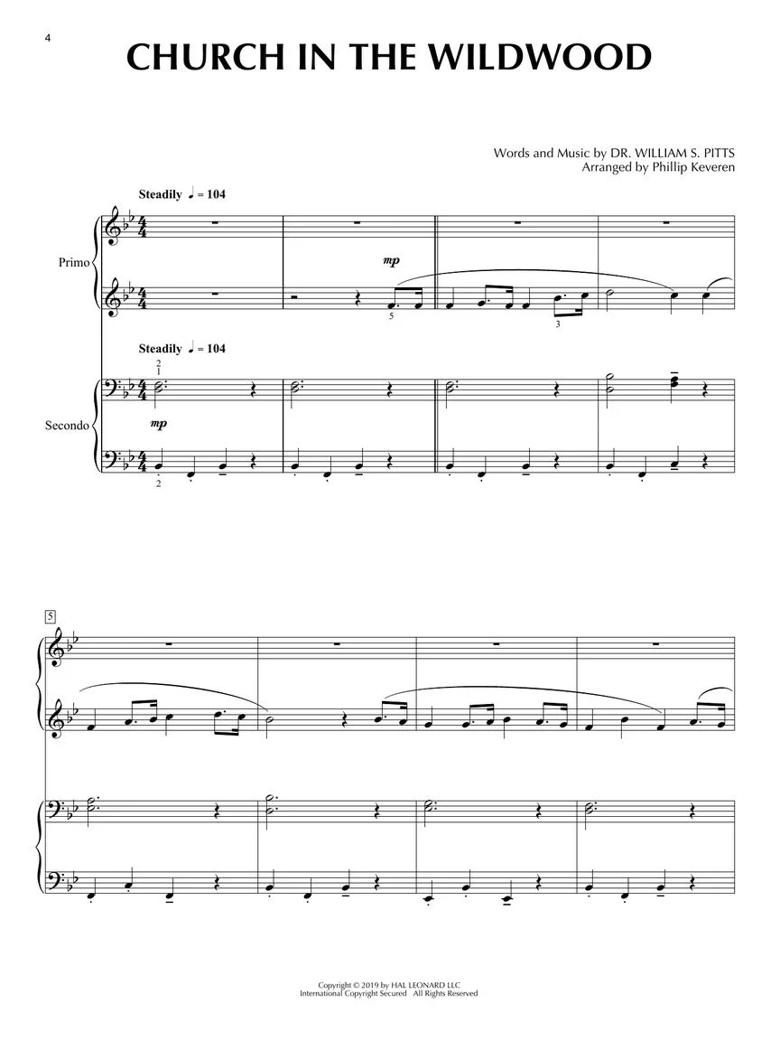 Gospel Duets - Piano Duet - Phillip Keveren Series - Image 3