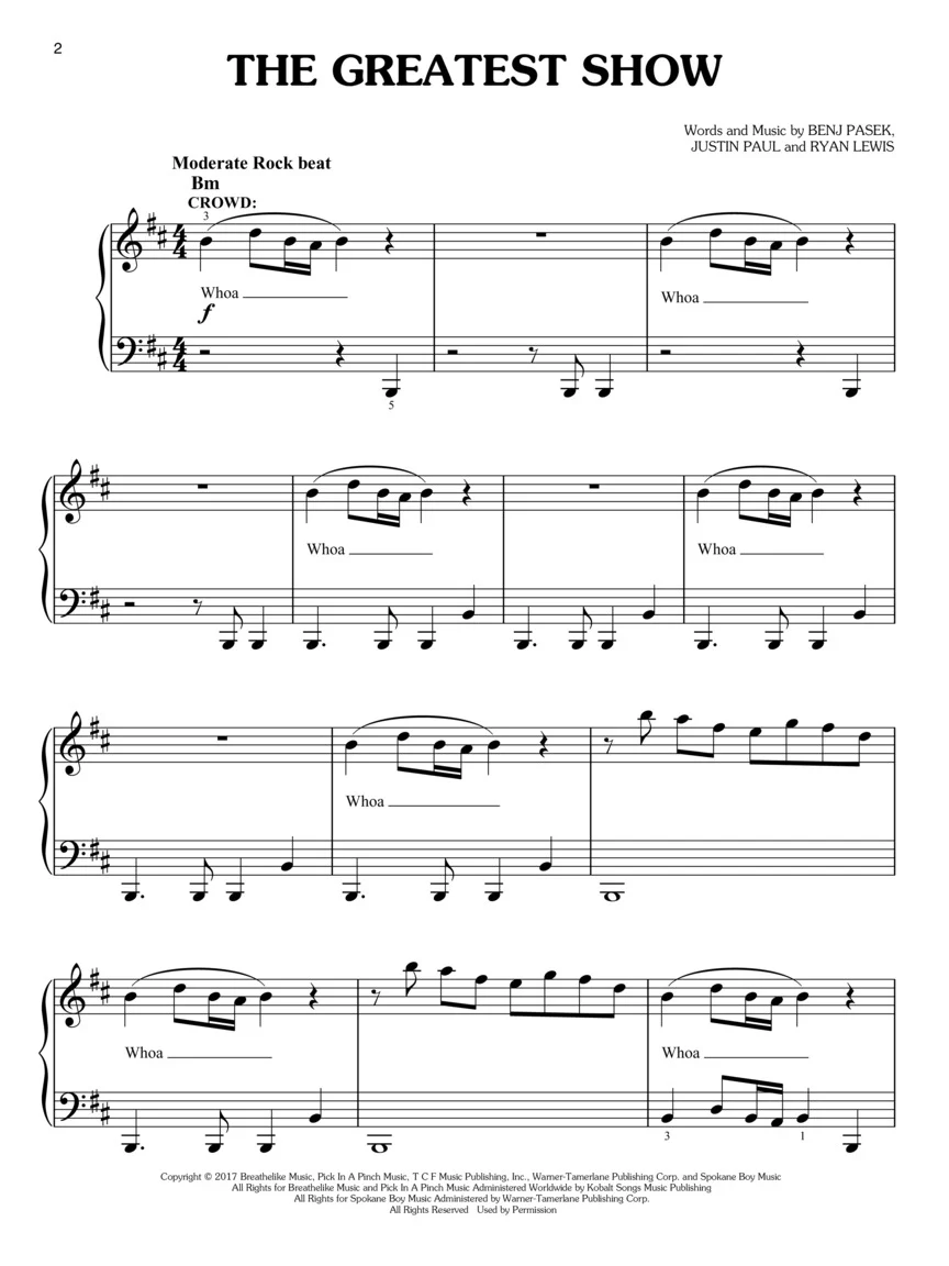 Greatest Showman, The - Easy Piano - Image 3