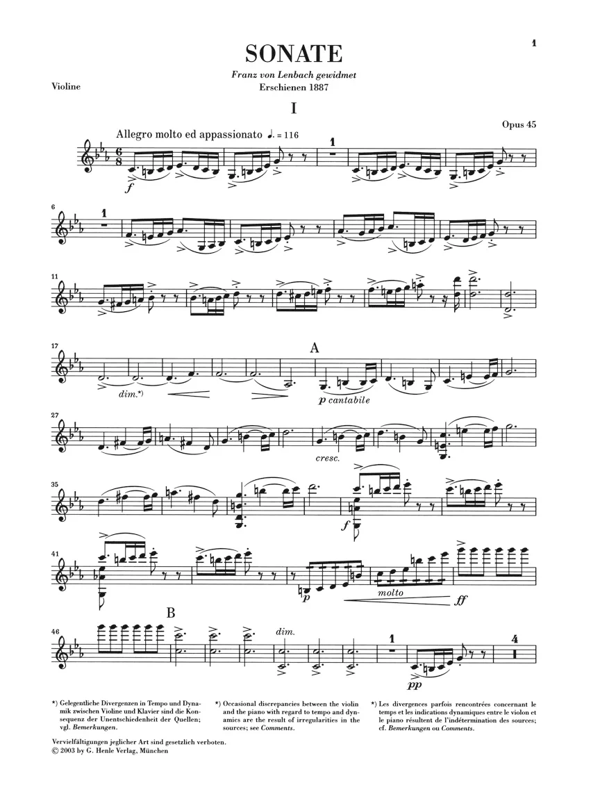 Grieg: Sonata for Piano and Violin in c minor, Op. 45 - Image 4