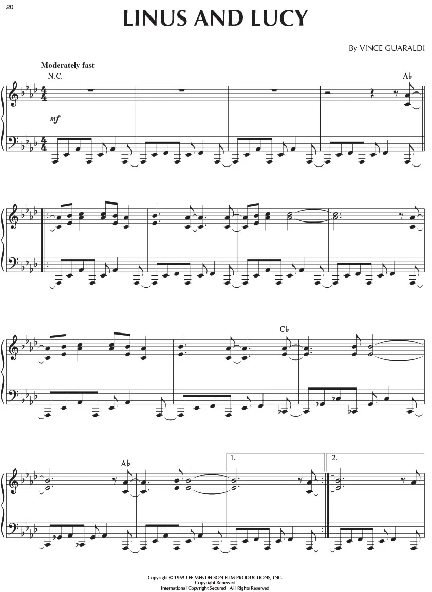 Guaraldi Charlie Brown Christmas, A - Piano Solo - Image 4