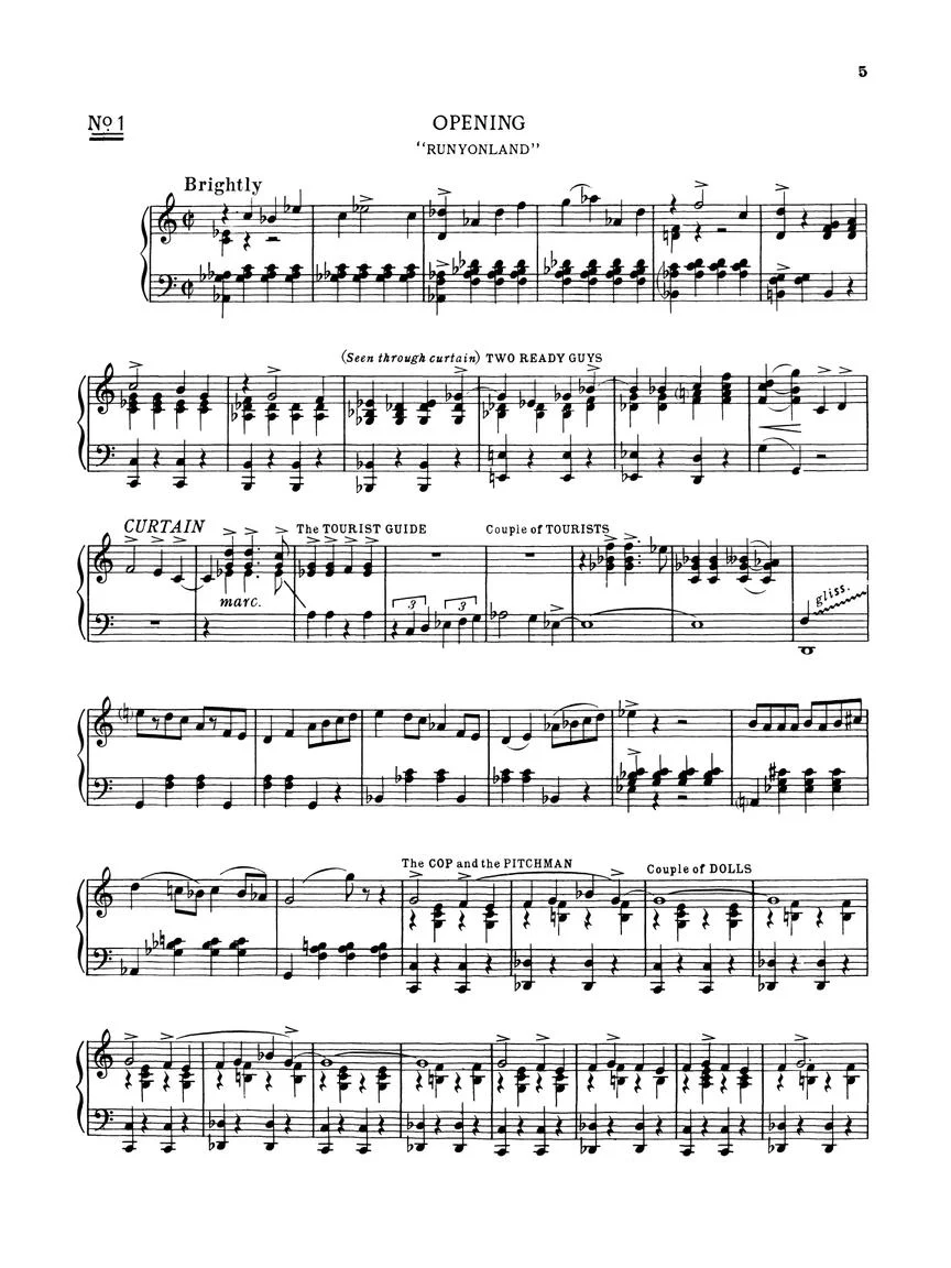 Guys and Dolls Vocal Score - Image 3