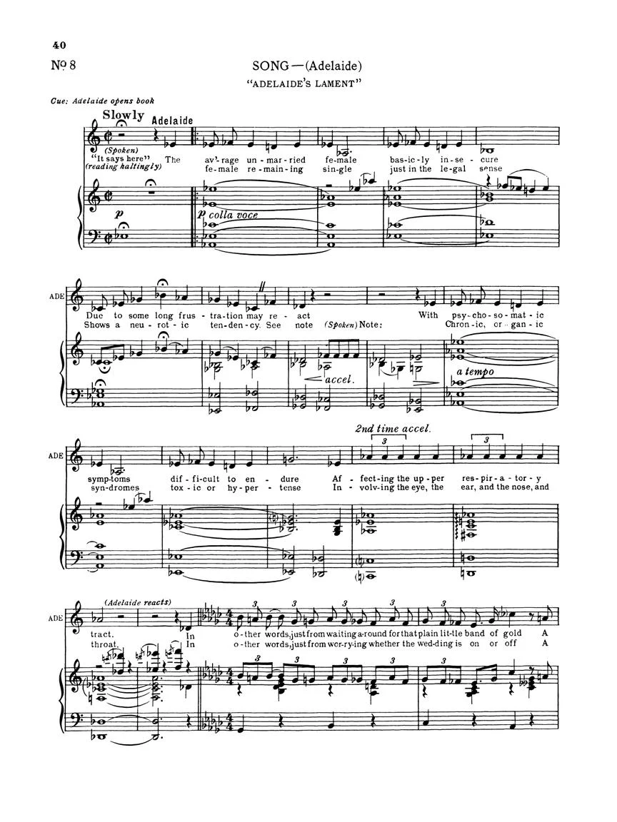 Guys and Dolls Vocal Score - Image 4