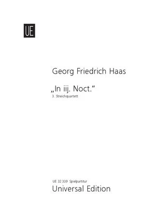 Haas String Quartet No 3