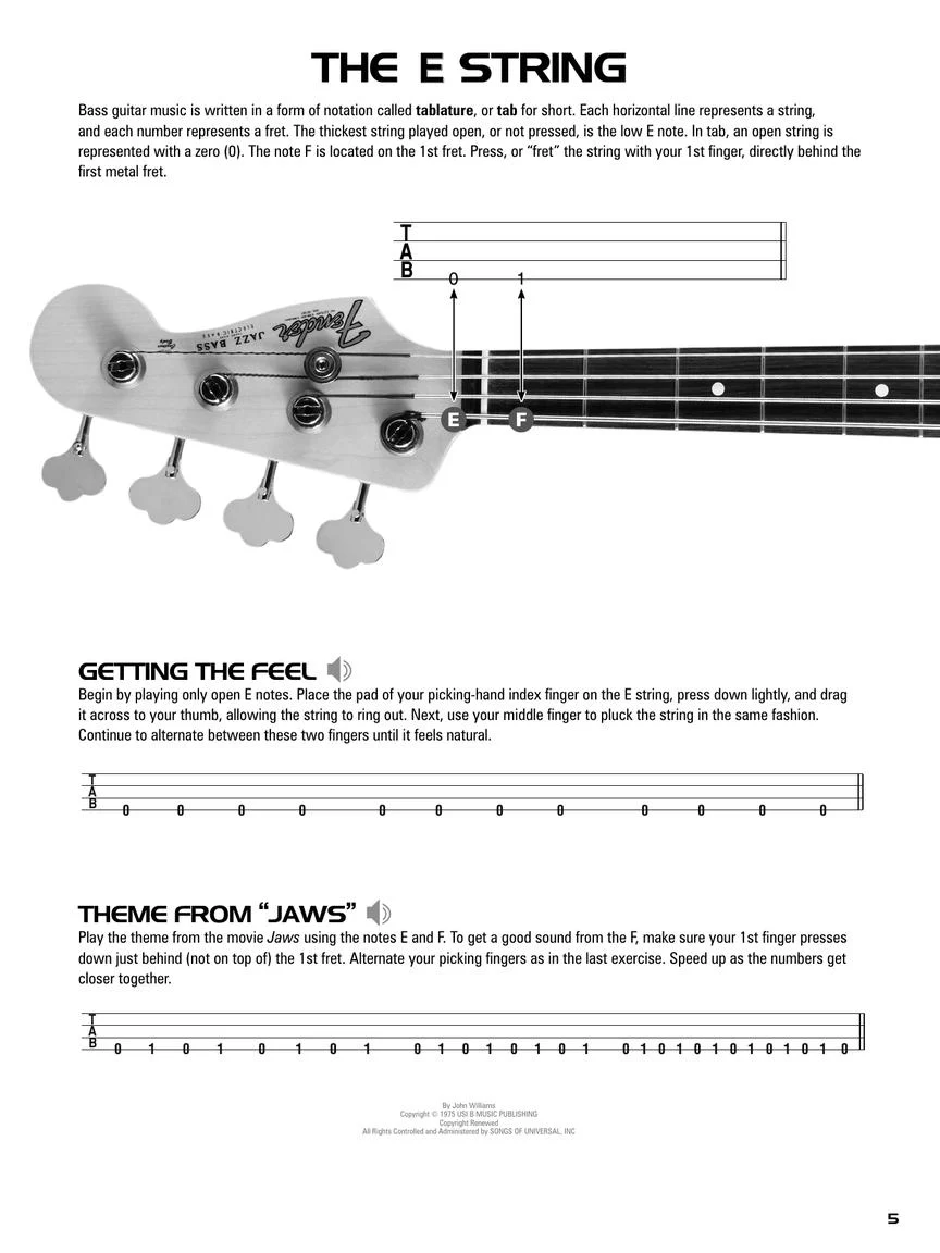 Hal Leonard Bass Tab Method - Image 5