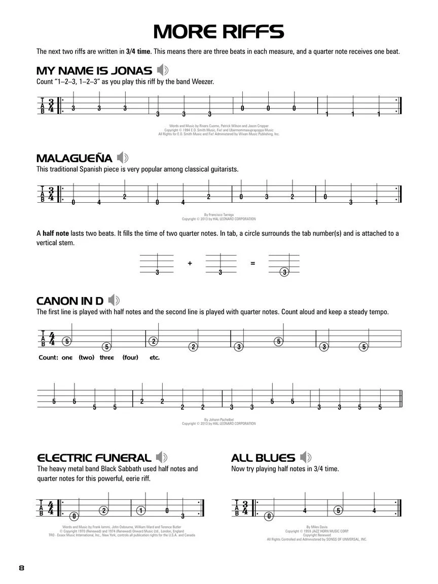 Hal Leonard Bass Tab Method - Image 8