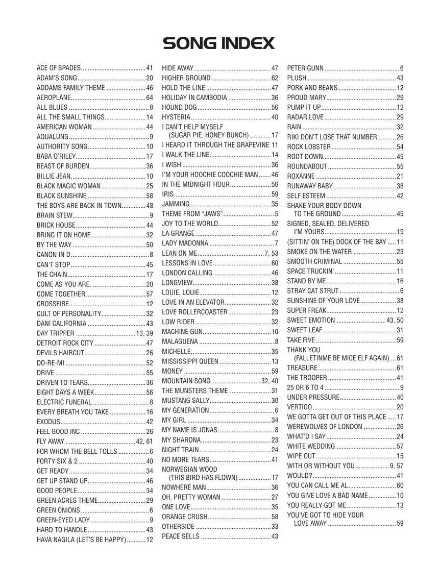 Hal Leonard Bass Tab Method - Image 9