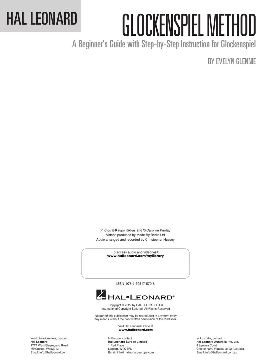 Hal Leonard Glockenspiel Method - Image 2