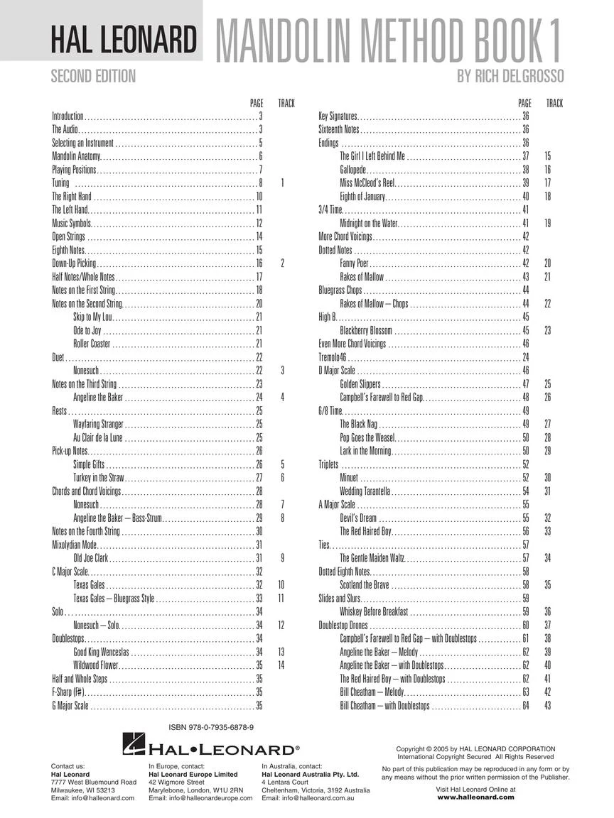 Hal Leonard Mandolin Method – Book 1: Second Edition - Image 2