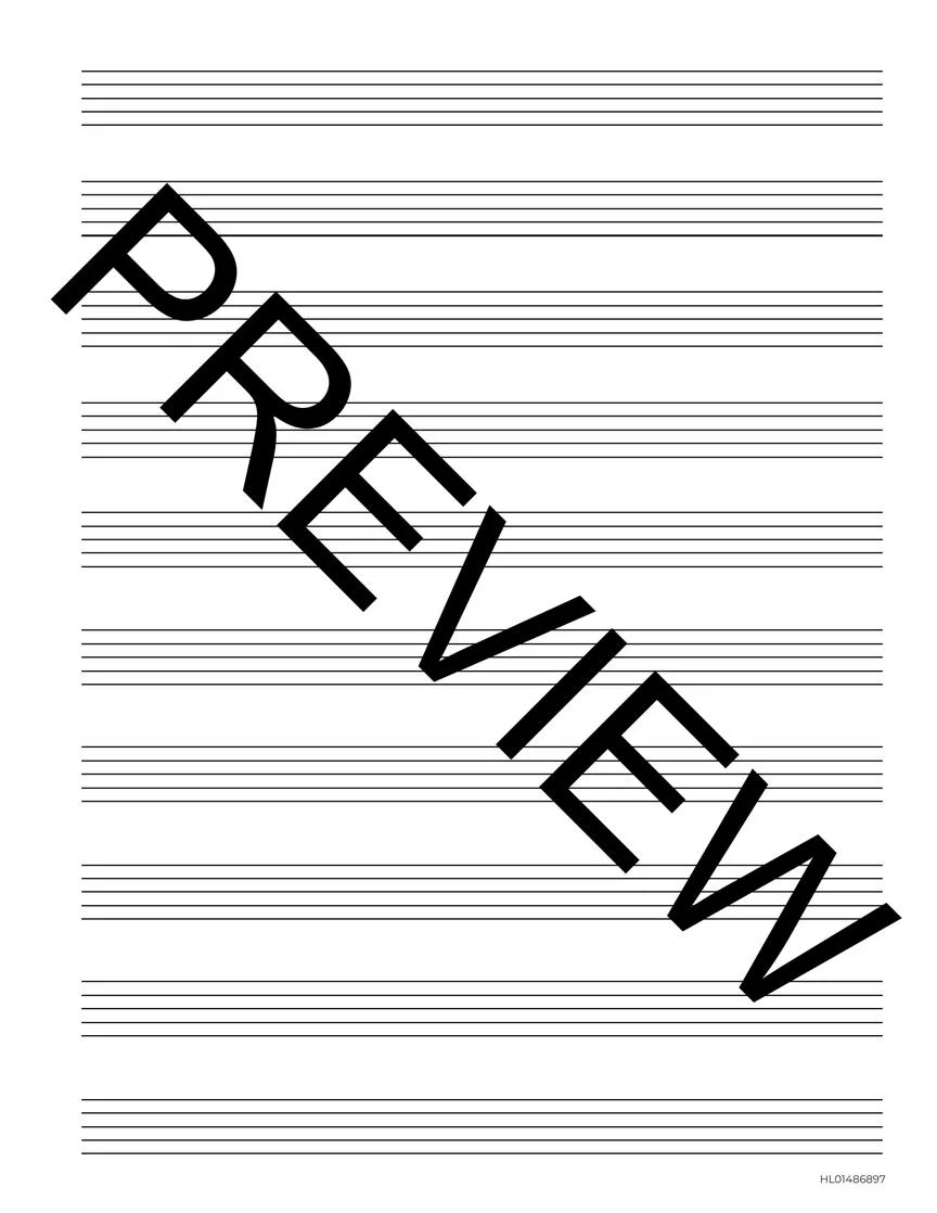 Hal Leonard Manuscript Paper - Image 2