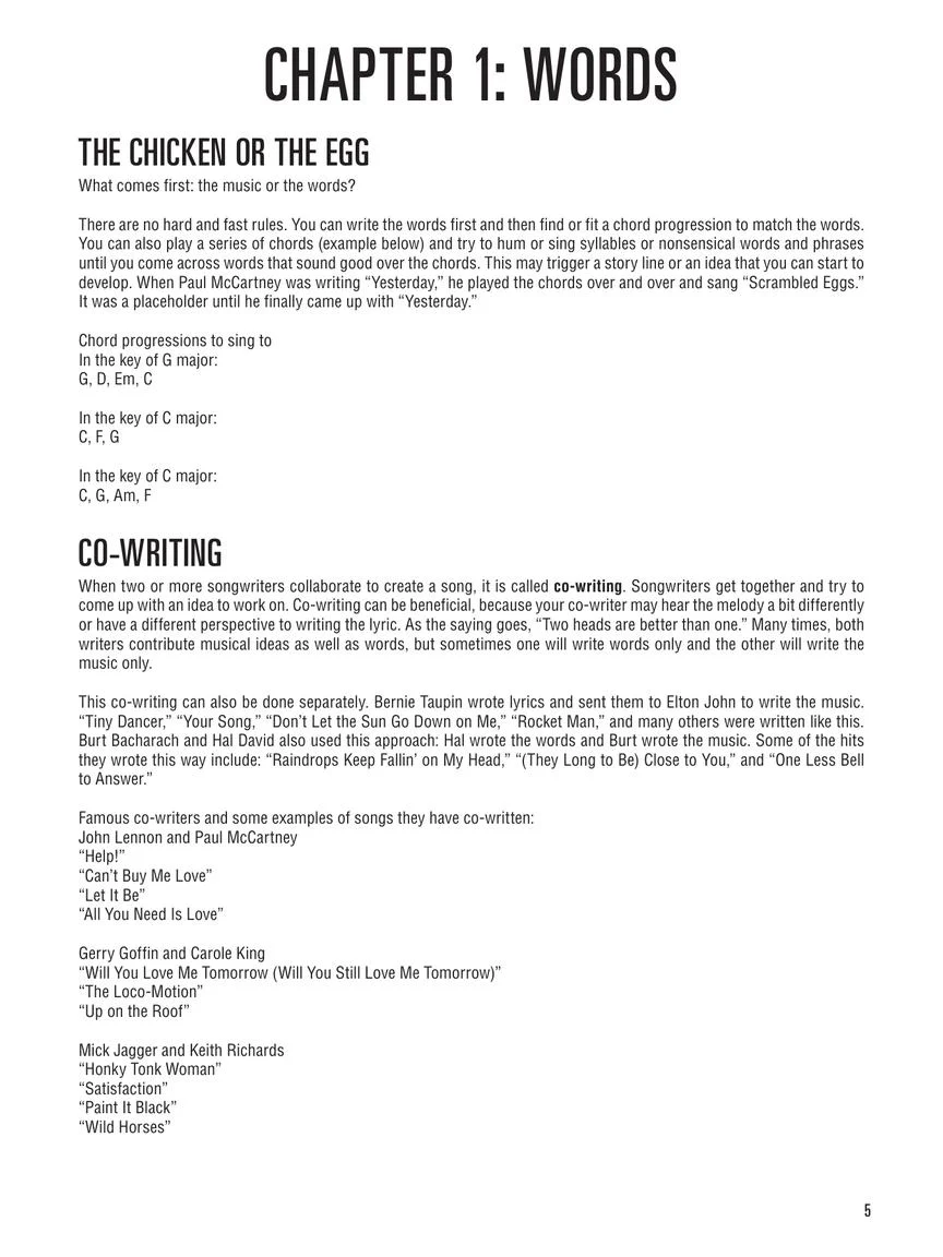 Hal Leonard Songwriting Method - Image 3