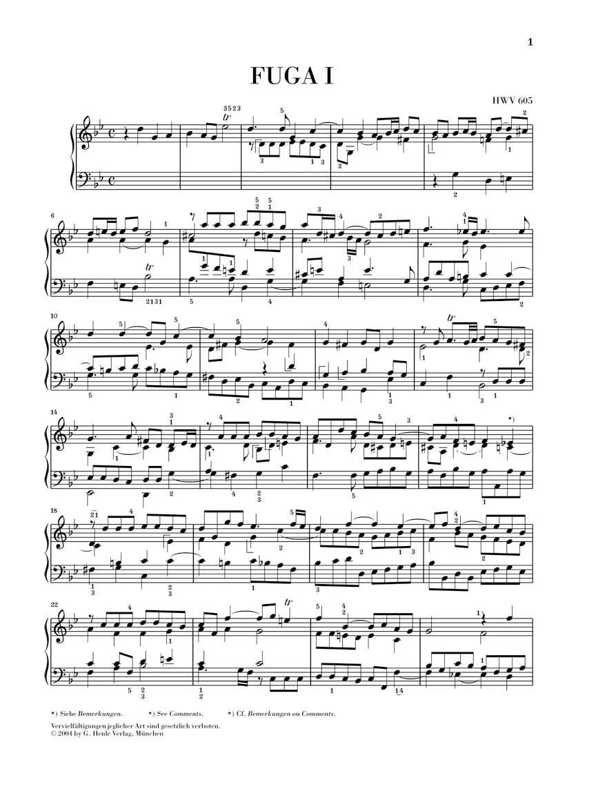 Händel: Six Fugues HWV 605-610 and Fugues HWV 611, 612 - Image 2