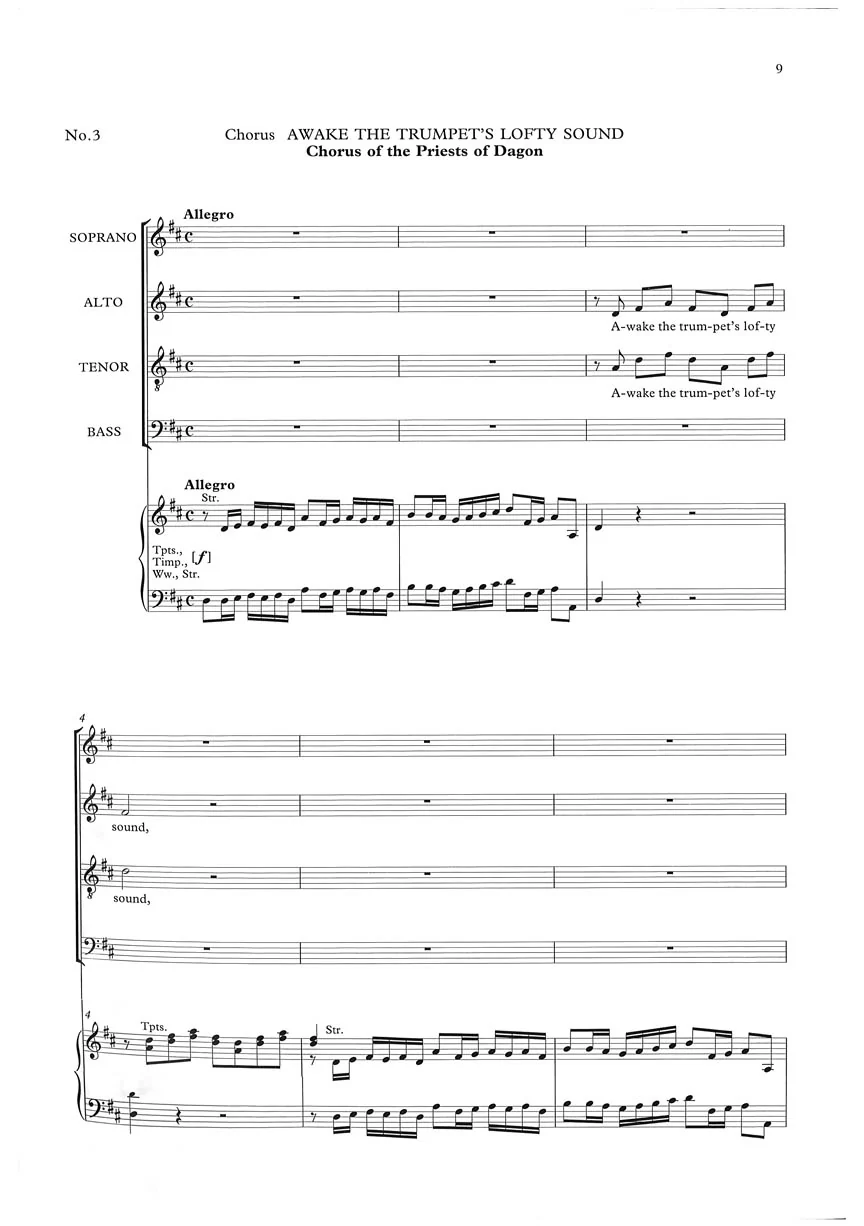 Handel Samson Vocal Score - Image 3