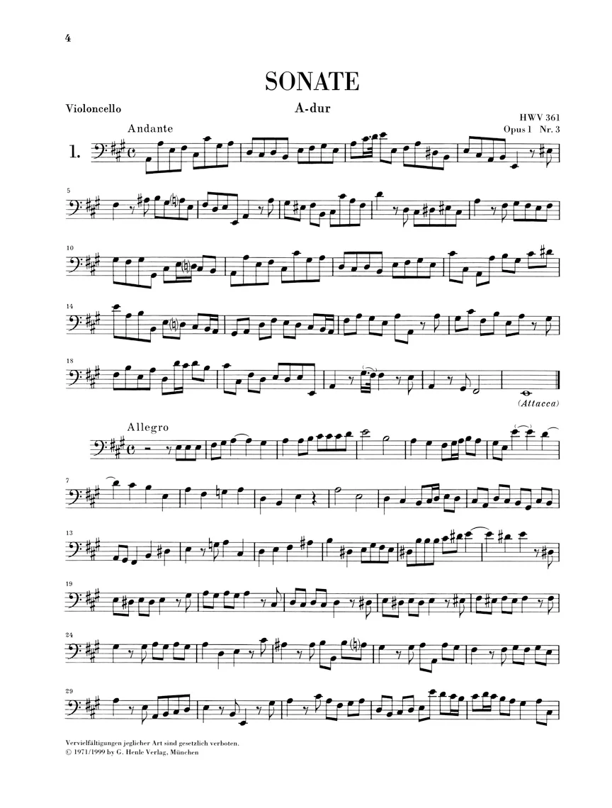 Händel: Seven Sonatas for Violin and Basso Continuo - Image 5