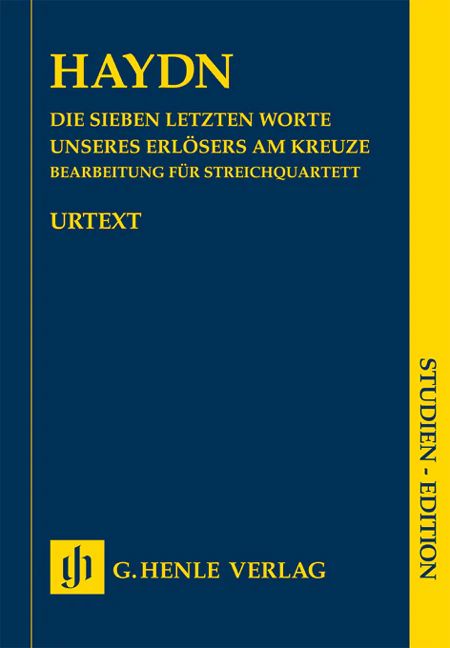 Haydn: The Seven Last Words of Christ (Study Score)
