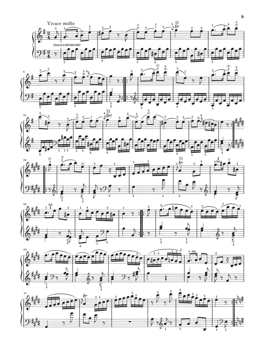 Haydn: Piano Sonata in e minor Hob. XVI:34 - Image 4