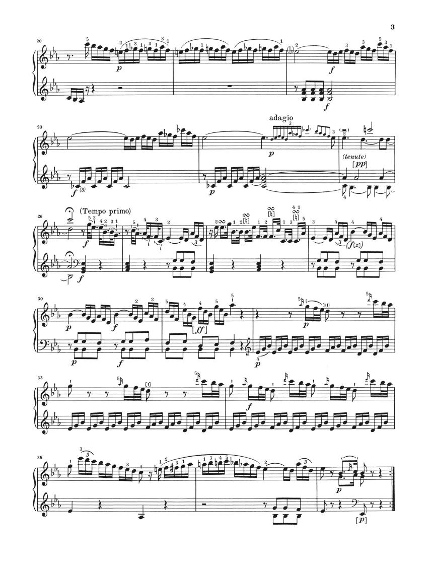 Haydn: Piano Sonata c minor Hob. XVI:20 - Image 3