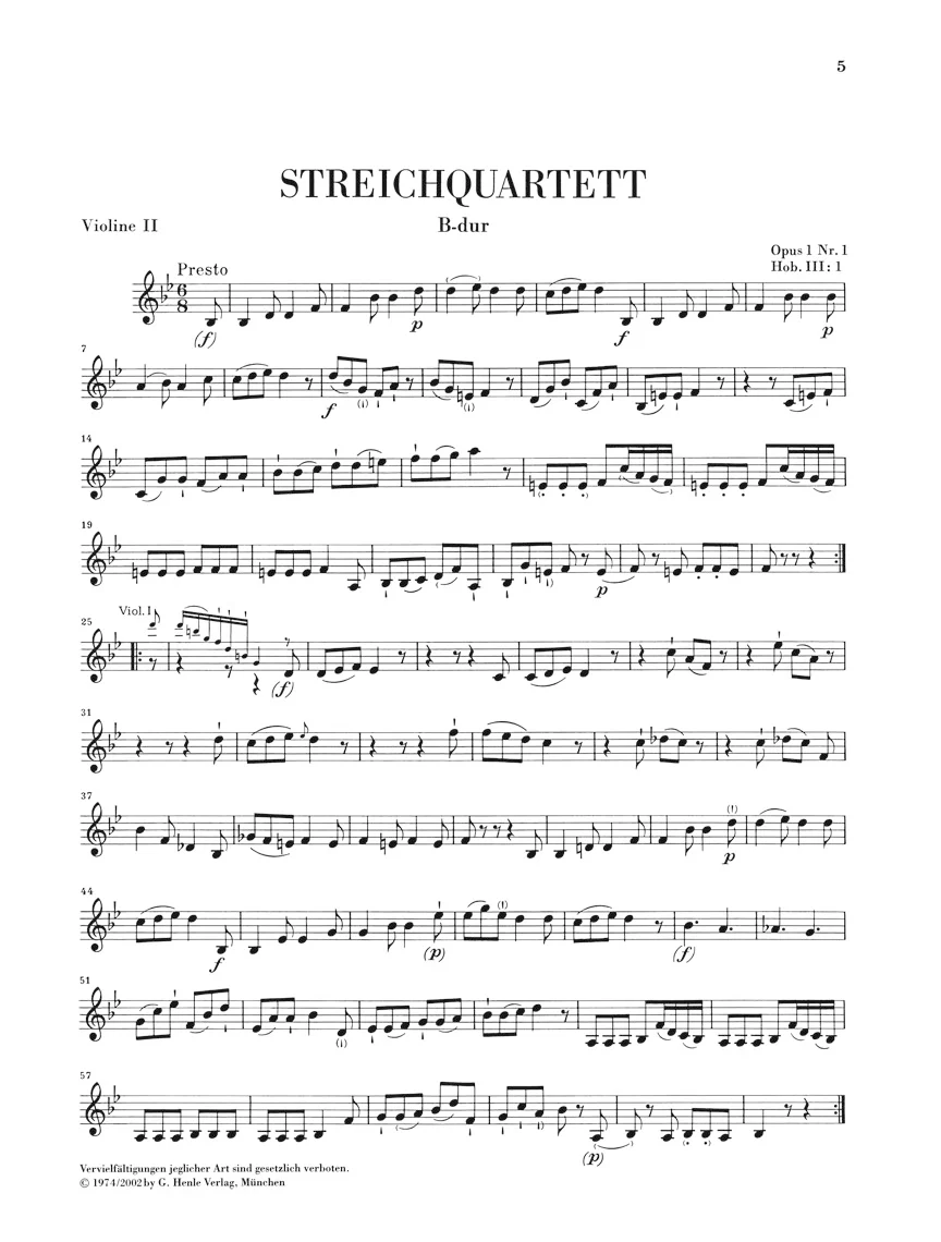 Haydn: String Quartets Book I - Image 4