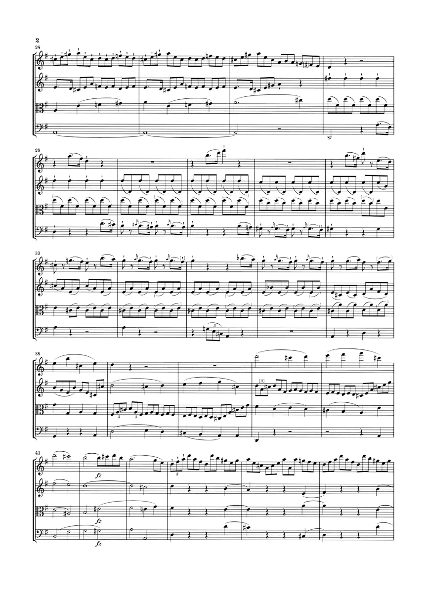Haydn: String Quartets Book XI, Op. 77 and, Op. 103 (Study Score) - Image 3