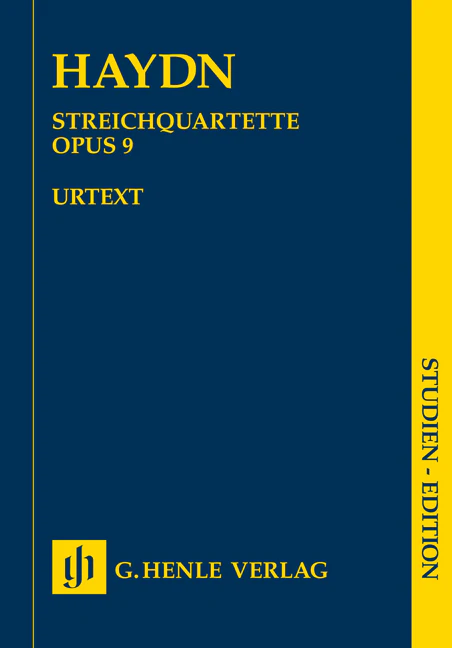Haydn: String Quartets Book II, Op. 9 (Study Score)