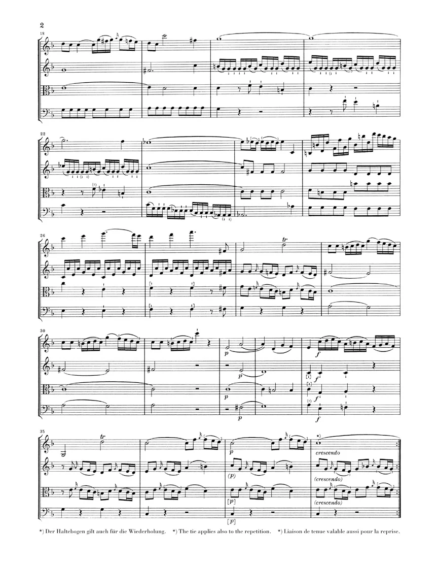 Haydn: String Quartets Book III, Op. 17 (Study Score) - Image 3